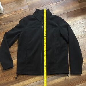 Natural Reflections Black Fleece Jacket